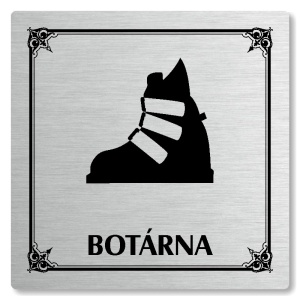 Botárna, 148x148mm, stříbrná, Nebraska